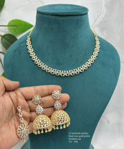 Jhumki necklace set