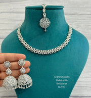 Jhumki necklace set