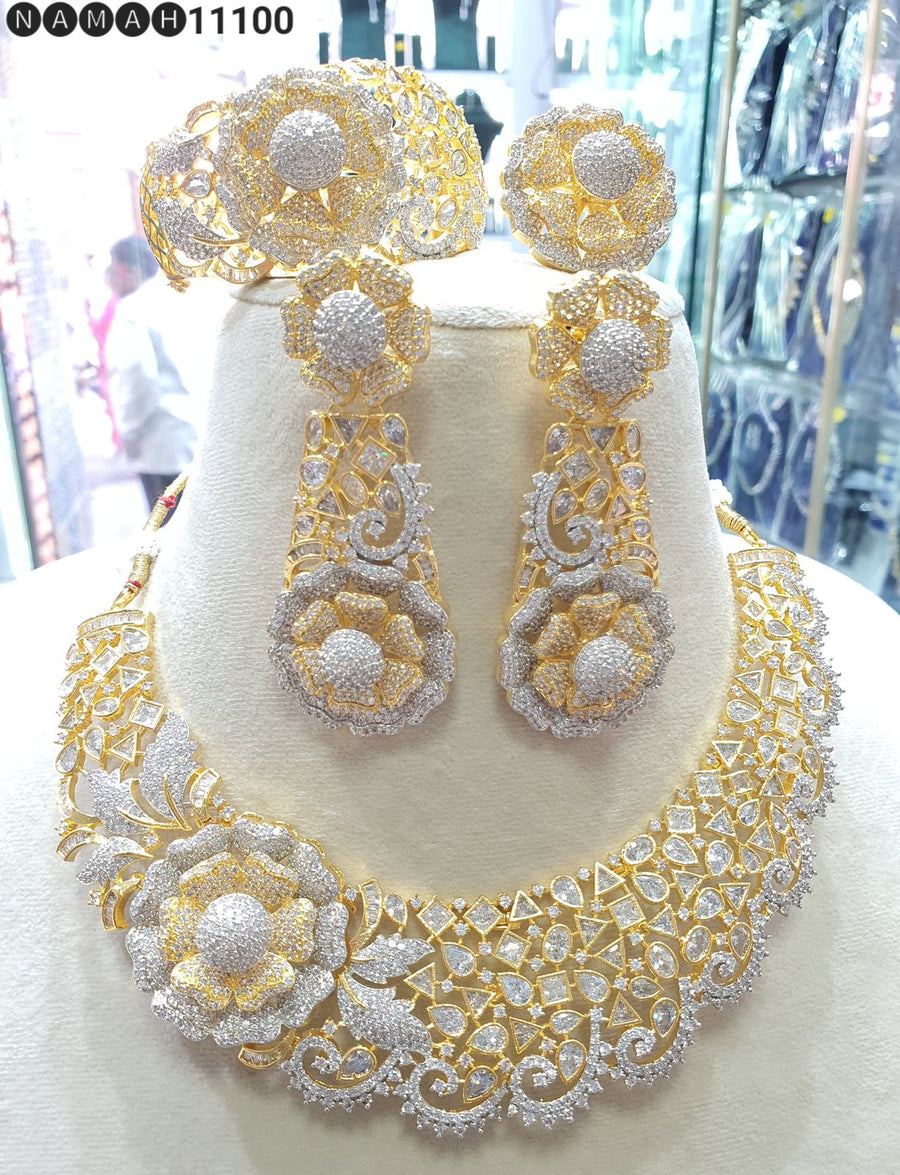 Bridal Floral necklace