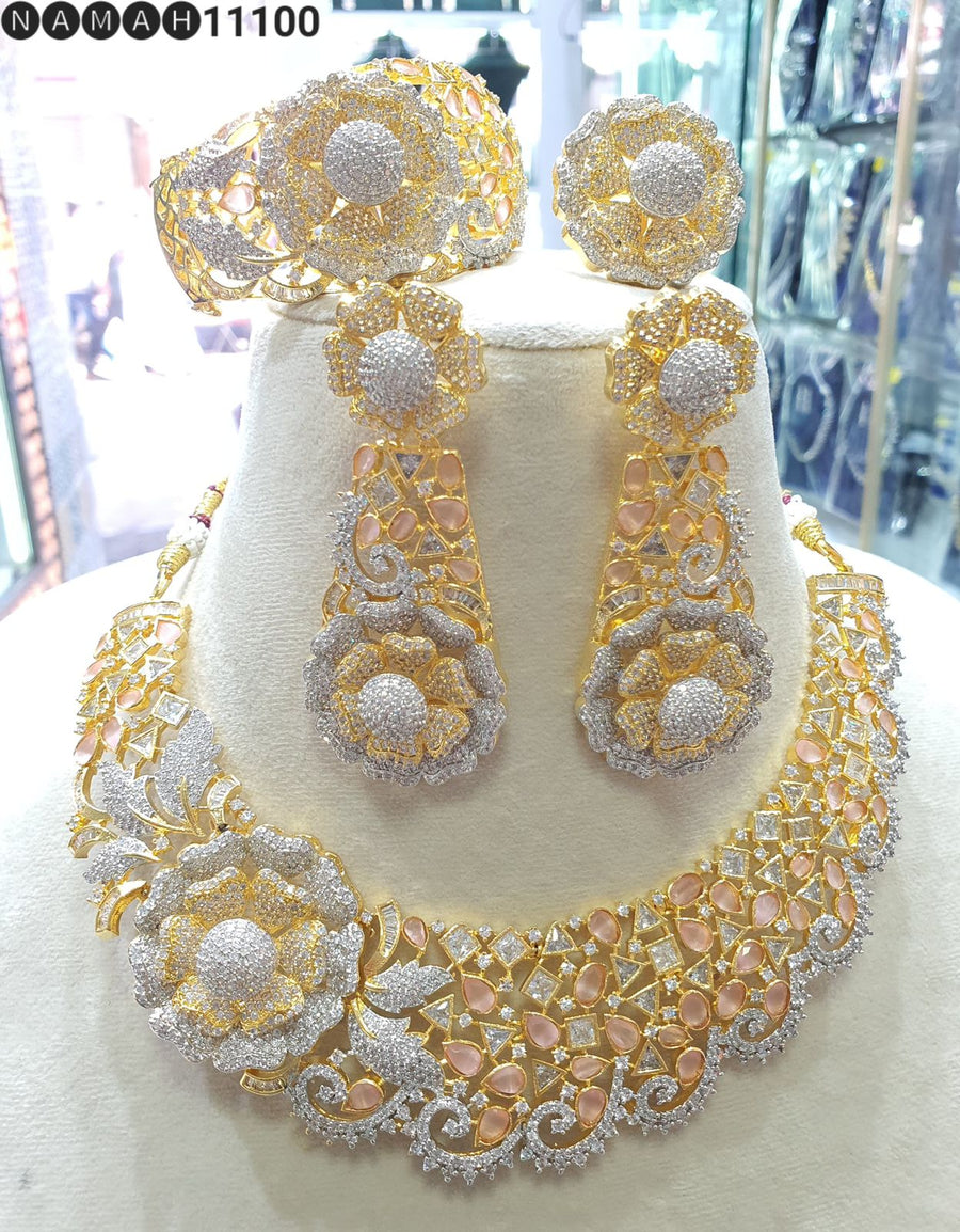 Bridal Floral necklace