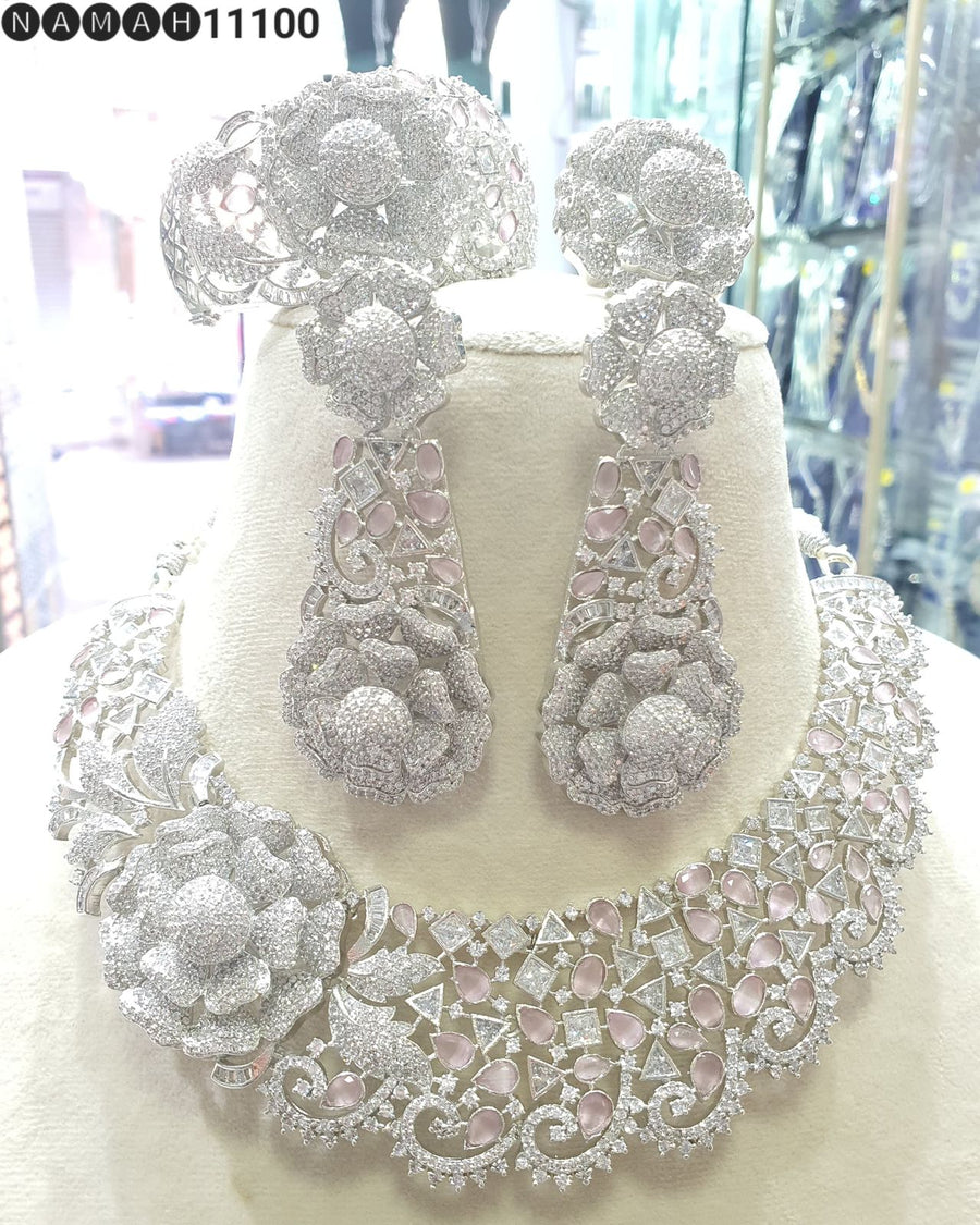 Bridal Floral necklace