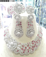 Bridal Floral necklace