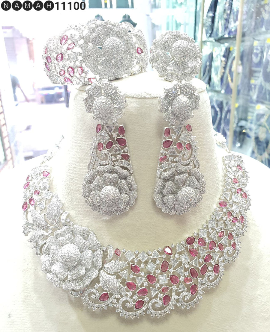 Bridal Floral necklace