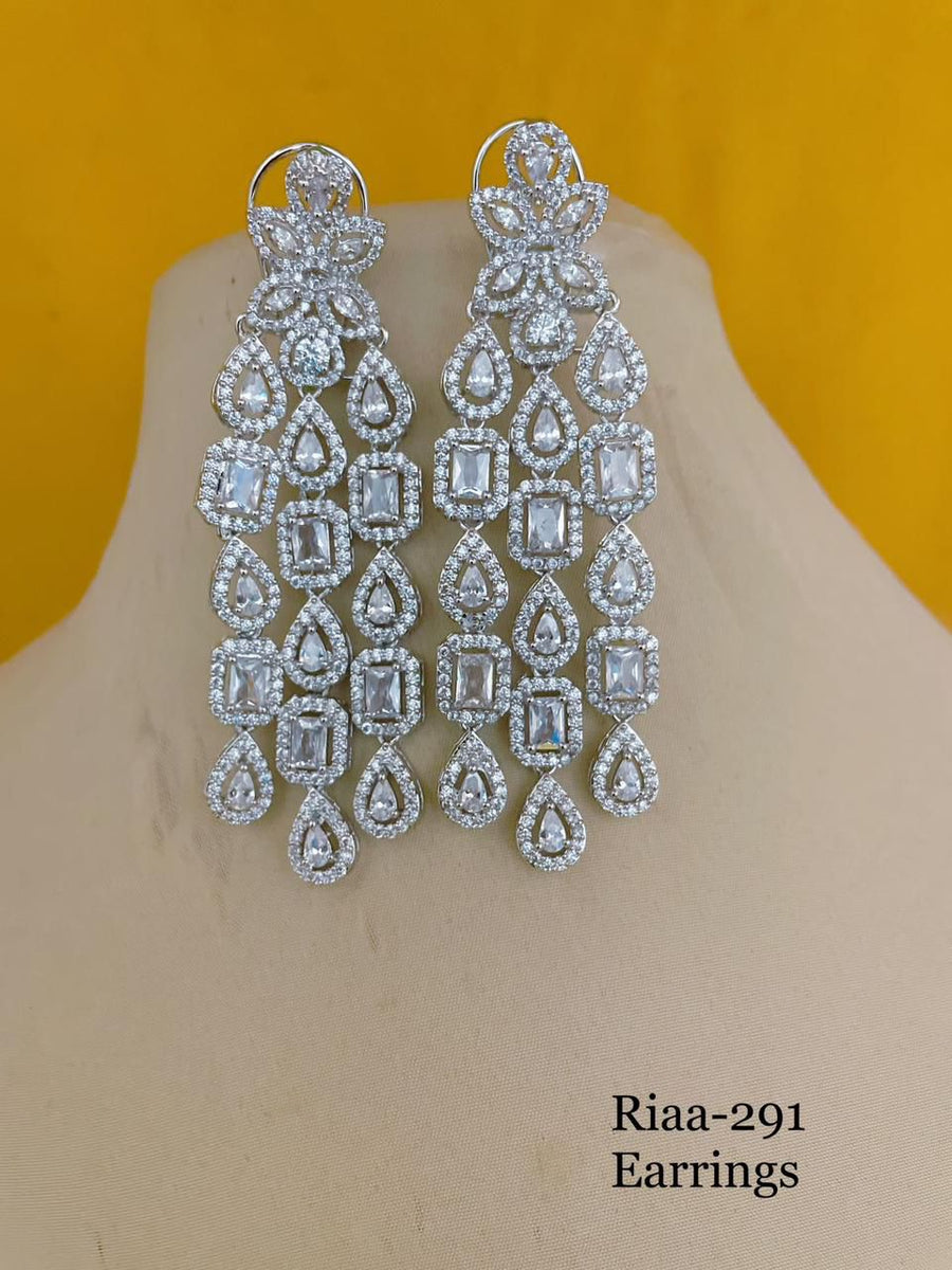 Meera CZ Diamond earrings