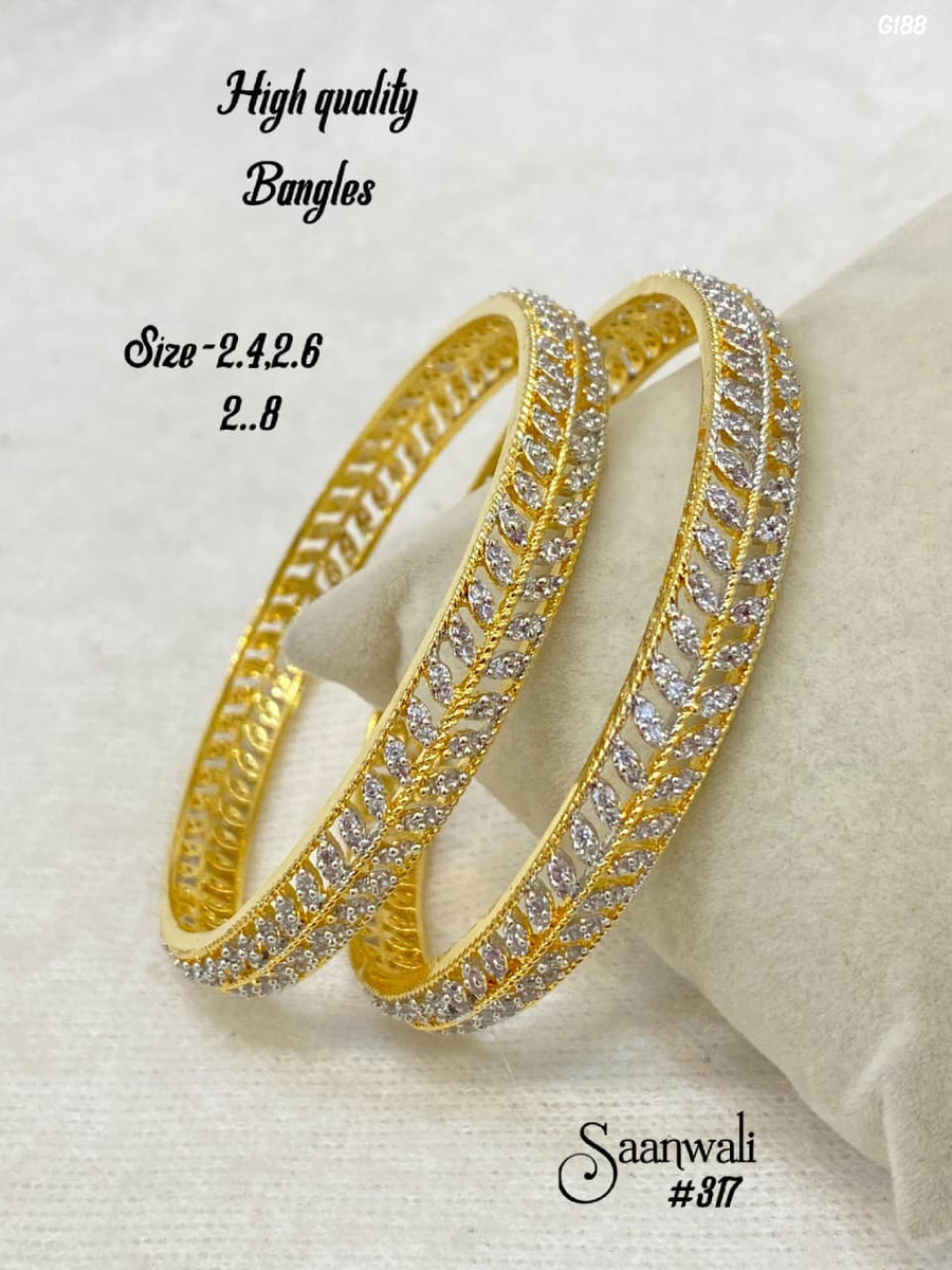 Leafy bangles
